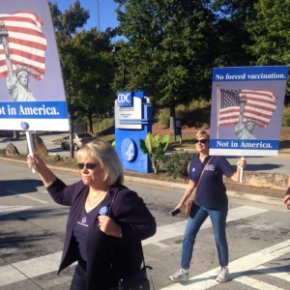 NVIC at CDC Truth Protest