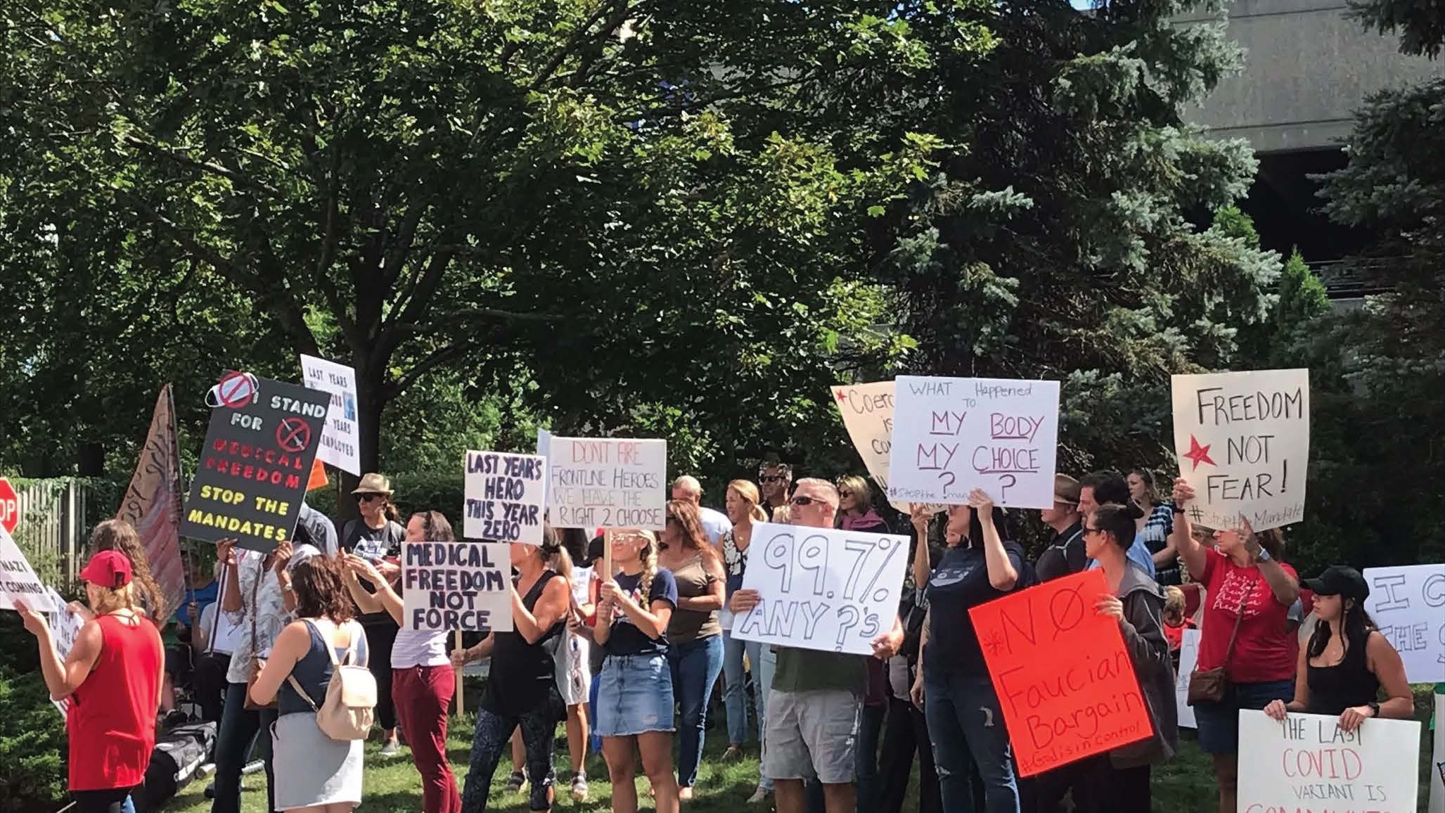 Healthcare Worker Protest