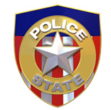 police state badge