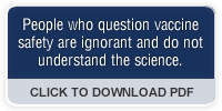 Vaccine Culture War: Myth #2