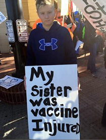 My sister was vaccine injured