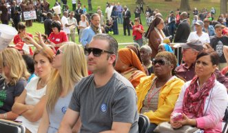 Rally crowd