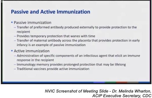 Passive and Active Immunization - CDC