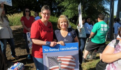 Marcella & Barbara - CDC Truth Protest