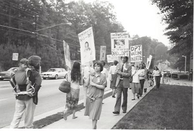 Barbara Loe Fisher and Chapmans - CDC March