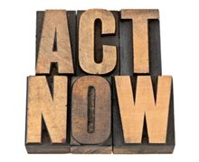 act now sign