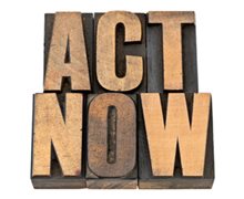 act now sign